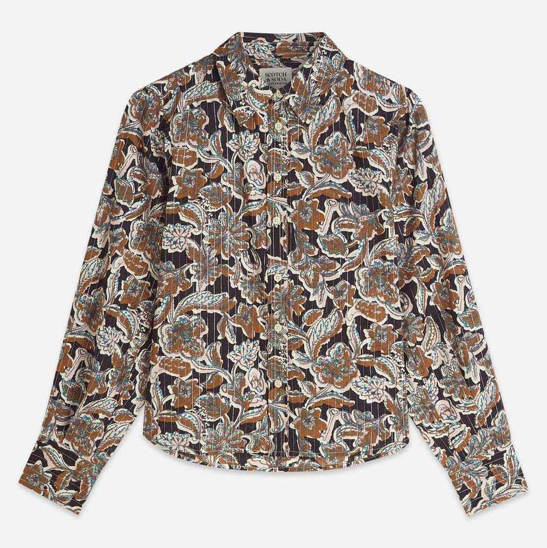 Scotch & Soda Printed Relaxed Fit Shirt image number 2
